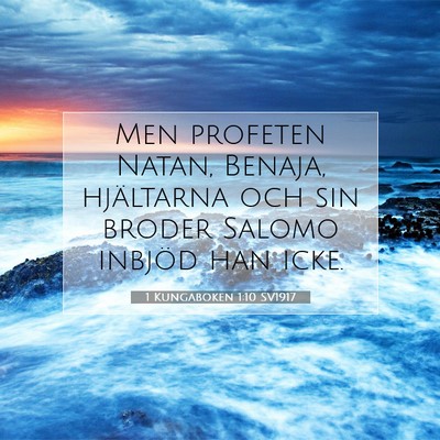 1 Kungaboken 1:10 Bibelvers Förklarad