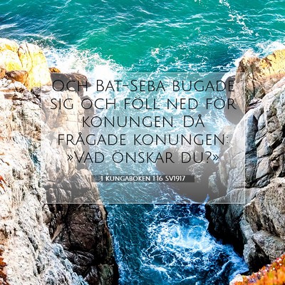 1 Kungaboken 1:16 Bibelvers Förklarad