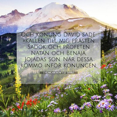 1 Kungaboken 1:32 Bibelvers Förklarad