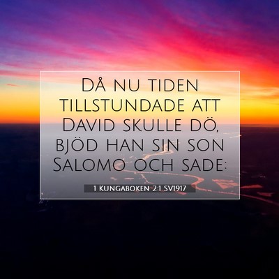1 Kungaboken 2:1 Bibelvers Förklarad