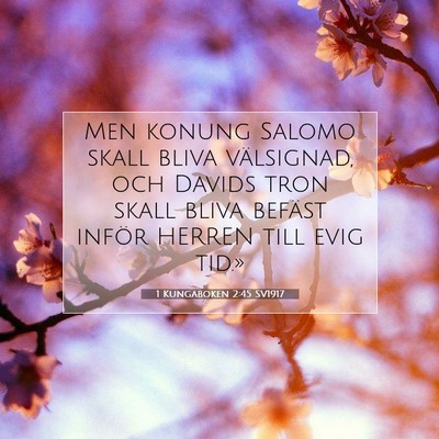 1 Kungaboken 2:45 Bibelvers Förklarad