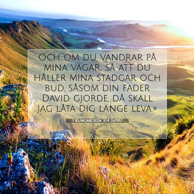1 Kungaboken 3:14 Bibelvers Förklarad