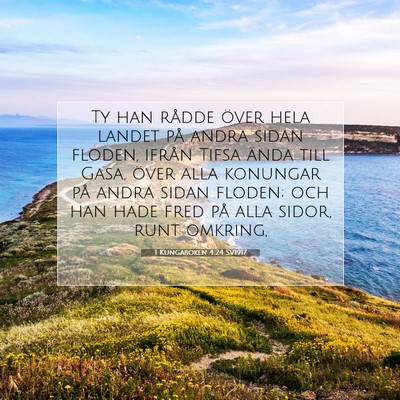 1 Kungaboken 4:24 Bibelvers Förklarad