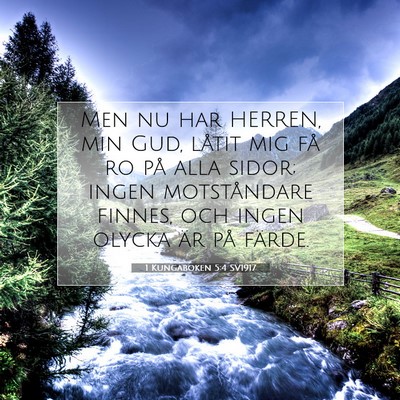 1 Kungaboken 5:4 Bibelvers Förklarad