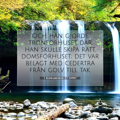 1 Kungaboken 7:7 Bibelvers Förklarad