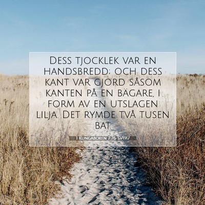 1 Kungaboken 7:26 Bibelvers Förklarad