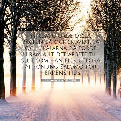 1 Kungaboken 7:40 Bibelvers Förklarad