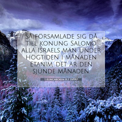 1 Kungaboken 8:2 Bibelvers Förklarad