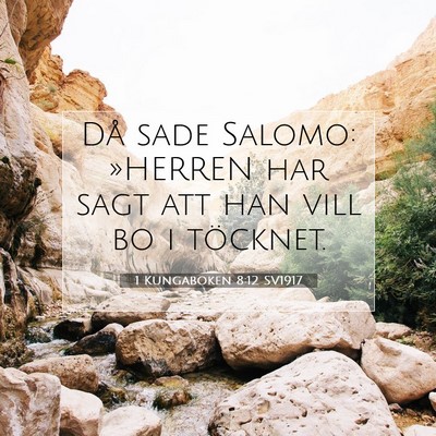 1 Kungaboken 8:12 Bibelvers Förklarad