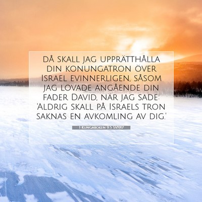 1 Kungaboken 9:5 Bibelvers Förklarad