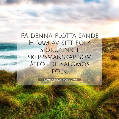 1 Kungaboken 9:27 Bibelvers Förklarad