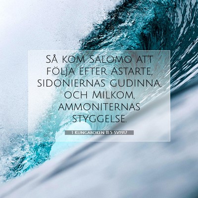 1 Kungaboken 11:5 Bibelvers Förklarad