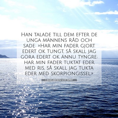 1 Kungaboken 12:14 Bibelvers Förklarad