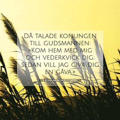 1 Kungaboken 13:7 Bibelvers Förklarad