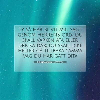 1 Kungaboken 13:17 Bibelvers Förklarad