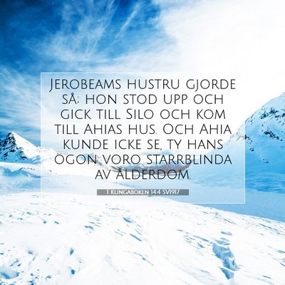 1 Kungaboken 14:4 Bibelvers Förklarad