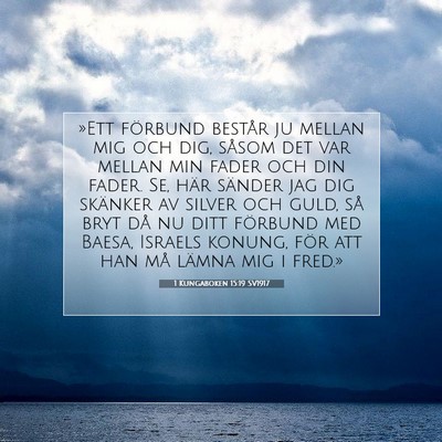 1 Kungaboken 15:19 Bibelvers Förklarad
