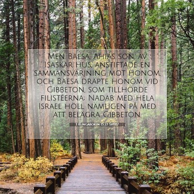 1 Kungaboken 15:27 Bibelvers Förklarad