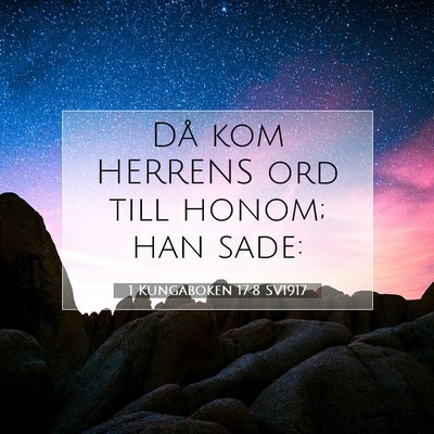 1 Kungaboken 17:8 Bibelvers Förklarad