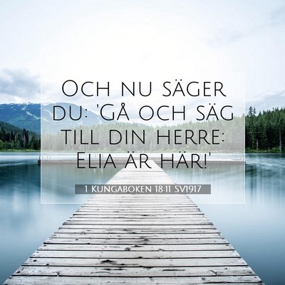 1 Kungaboken 18:11 Bibelvers Förklarad
