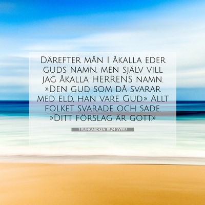 1 Kungaboken 18:24 Bibelvers Förklarad