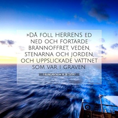 1 Kungaboken 18:38 Bibelvers Förklarad