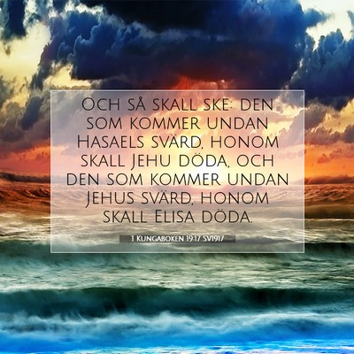 1 Kungaboken 19:17 Bibelvers Förklarad