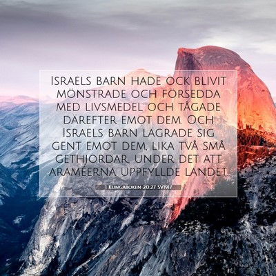 1 Kungaboken 20:27 Bibelvers Förklarad