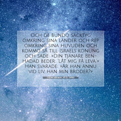 1 Kungaboken 20:32 Bibelvers Förklarad