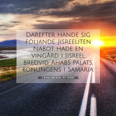 1 Kungaboken 21:1 Bibelvers Förklarad