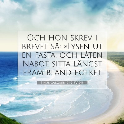 1 Kungaboken 21:9 Bibelvers Förklarad