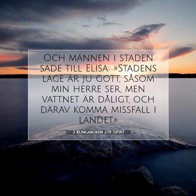 2 Kungaboken 2:19 Bibelvers Förklarad