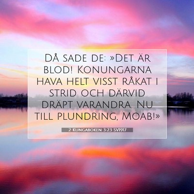 2 Kungaboken 3:23 Bibelvers Förklarad