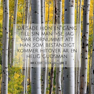 2 Kungaboken 4:9 SV1917 Bild av bibelvers