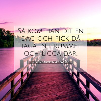 2 Kungaboken 4:11 Bibelvers Förklarad