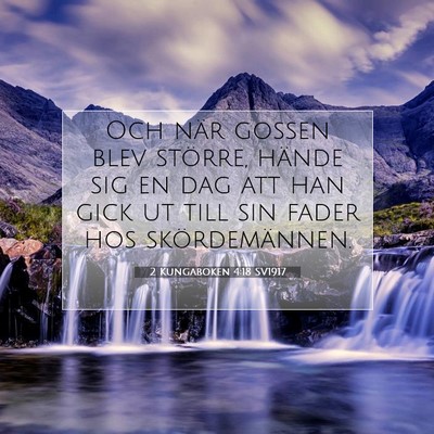 2 Kungaboken 4:18 Bibelvers Förklarad