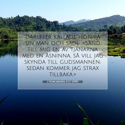2 Kungaboken 4:22 Bibelvers Förklarad