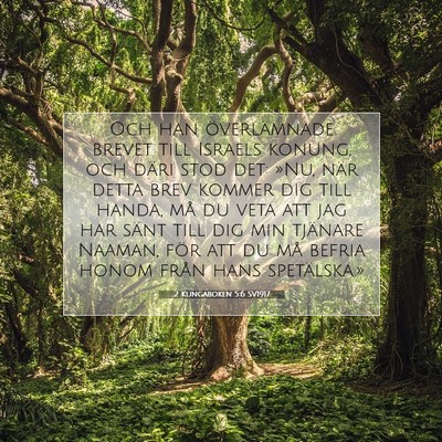 2 Kungaboken 5:6 Bibelvers Förklarad