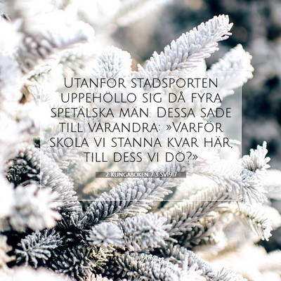 2 Kungaboken 7:3 Bibelvers Förklarad