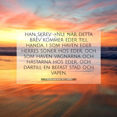 2 Kungaboken 10:2 Bibelvers Förklarad