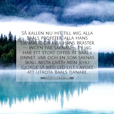 2 Kungaboken 10:19 Bibelvers Förklarad