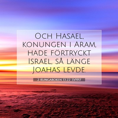 2 Kungaboken 13:22 Bibelvers Förklarad