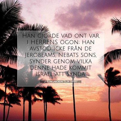 2 Kungaboken 15:24 Bibelvers Förklarad