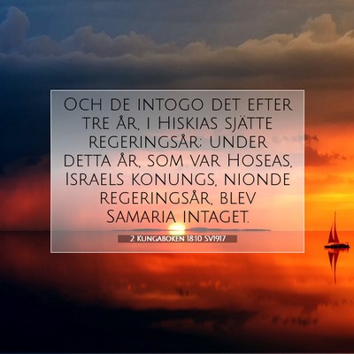 2 Kungaboken 18:10 Bibelvers Förklarad