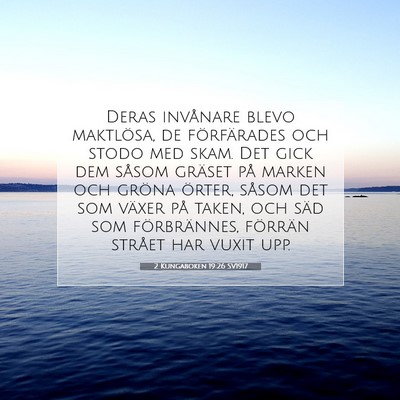 2 Kungaboken 19:26 Bibelvers Förklarad