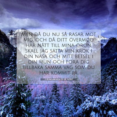 2 Kungaboken 19:28 Bibelvers Förklarad