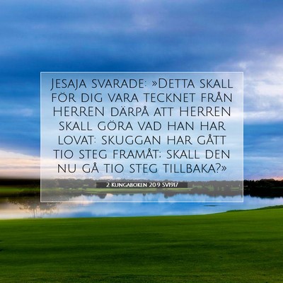 2 Kungaboken 20:9 Bibelvers Förklarad
