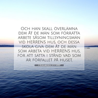 2 Kungaboken 22:5 Bibelvers Förklarad