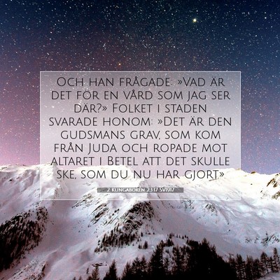 2 Kungaboken 23:17 SV1917 Bild av bibelvers