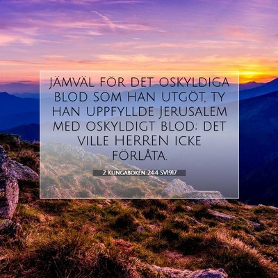 2 Kungaboken 24:4 SV1917 Bild av bibelvers